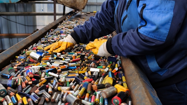 Batterie-Recycling Sortierung von Batterie für das Recycling