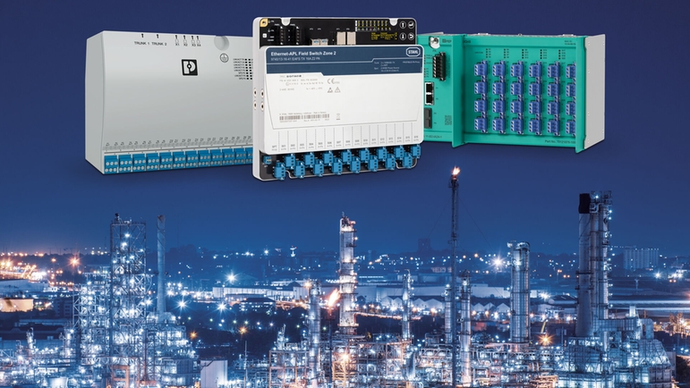 Ethernet-APL-Feld-Switch des Endress+Hauser-Partners Pepperl+Fuchs