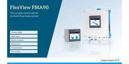 Titelbild  Innovations Broschüre FlexView FMA90