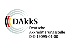 Logo der DAkkS Deutschen Akkreditierungsstelle