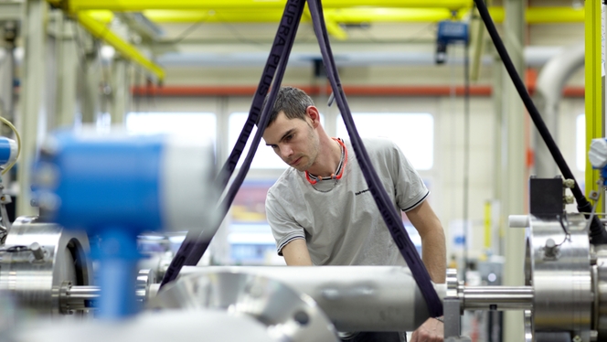 Produktionsanlage von Endress+Hauser in Reinach