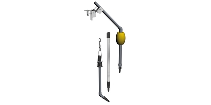 The CYA112 assembly provides rapid and safe sensor installation in open basins, channels or tanks.