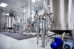 Ansicht Bio-Rekator in der Life Science Industrie
