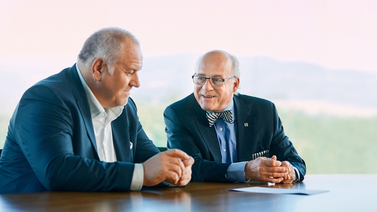 Matthias Altendorf und Klaus Endress