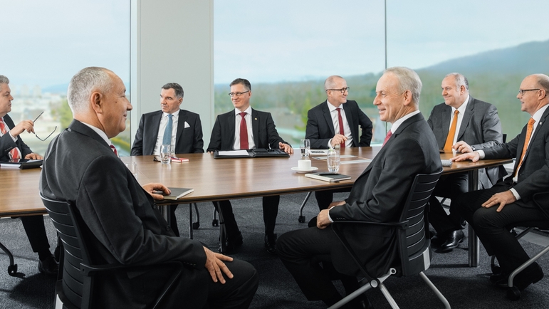 Das Executive Board der Endress+Hauser Gruppe