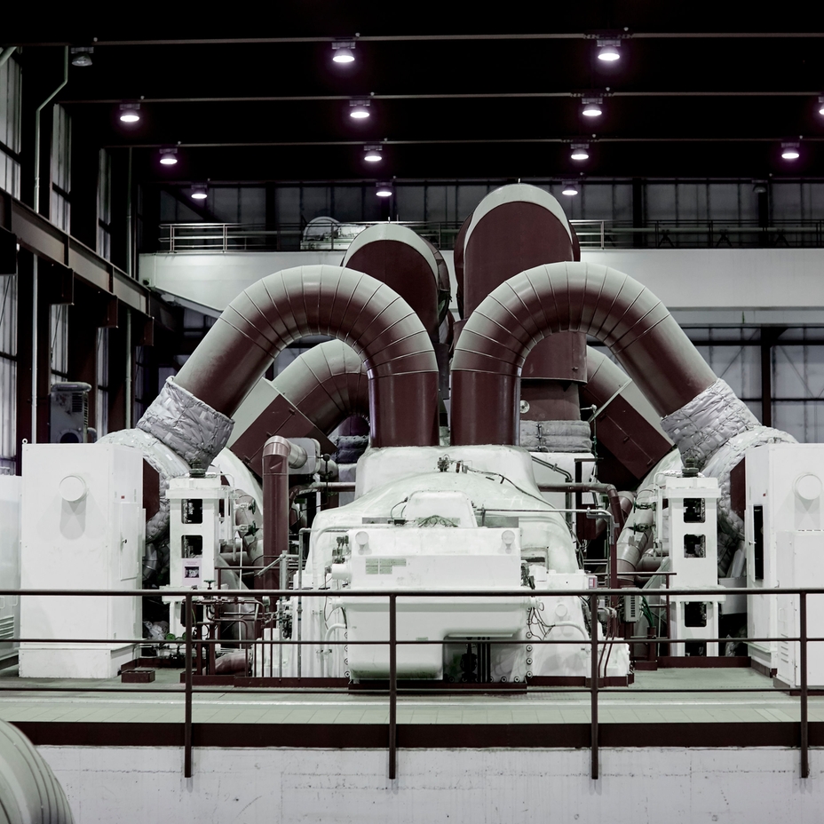 Turbine in einem Kohlekraftwerk