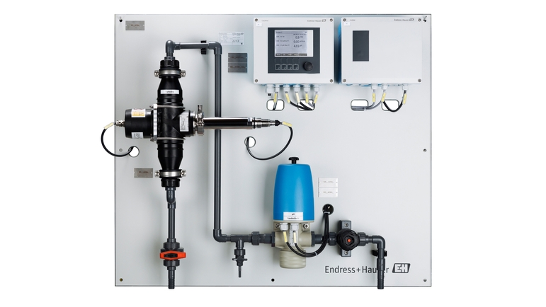 Exemplary water monitoring panel for industrial wastewater