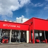 Bild von der Bitumen-Verladestation bei der BITUTANK AG (Schweiz)