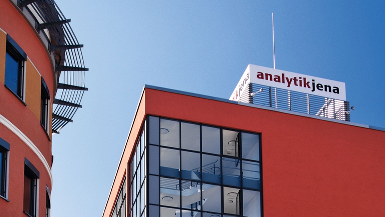 Hauptsitz der Analytik Jena in Jena, Deutschland