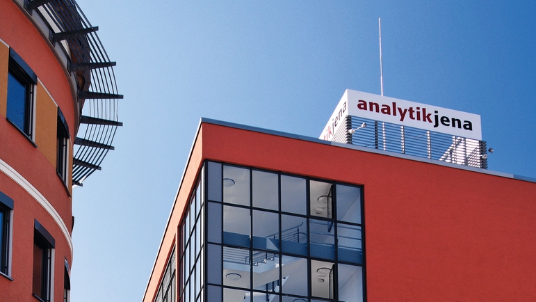 Hauptsitz der Analytik Jena in Jena, Deutschland