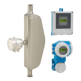 Picture of Coriolis flowmeter Proline Promass P 500 / 8P5B with different remote transmitters