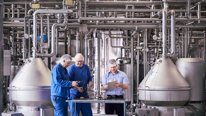 Kalibriereinsatz bei den Milchwerken Schwaben