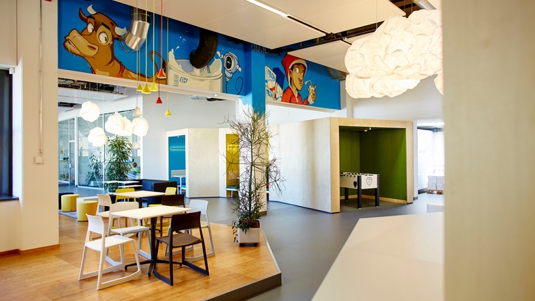 The education facilities at Endress+Hauser Maulburg stimulate learning and interaction.