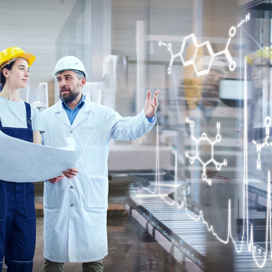 Steuern und Optimieren chemischer Prozesse mittels Prozessanalysentechnik (PAT)