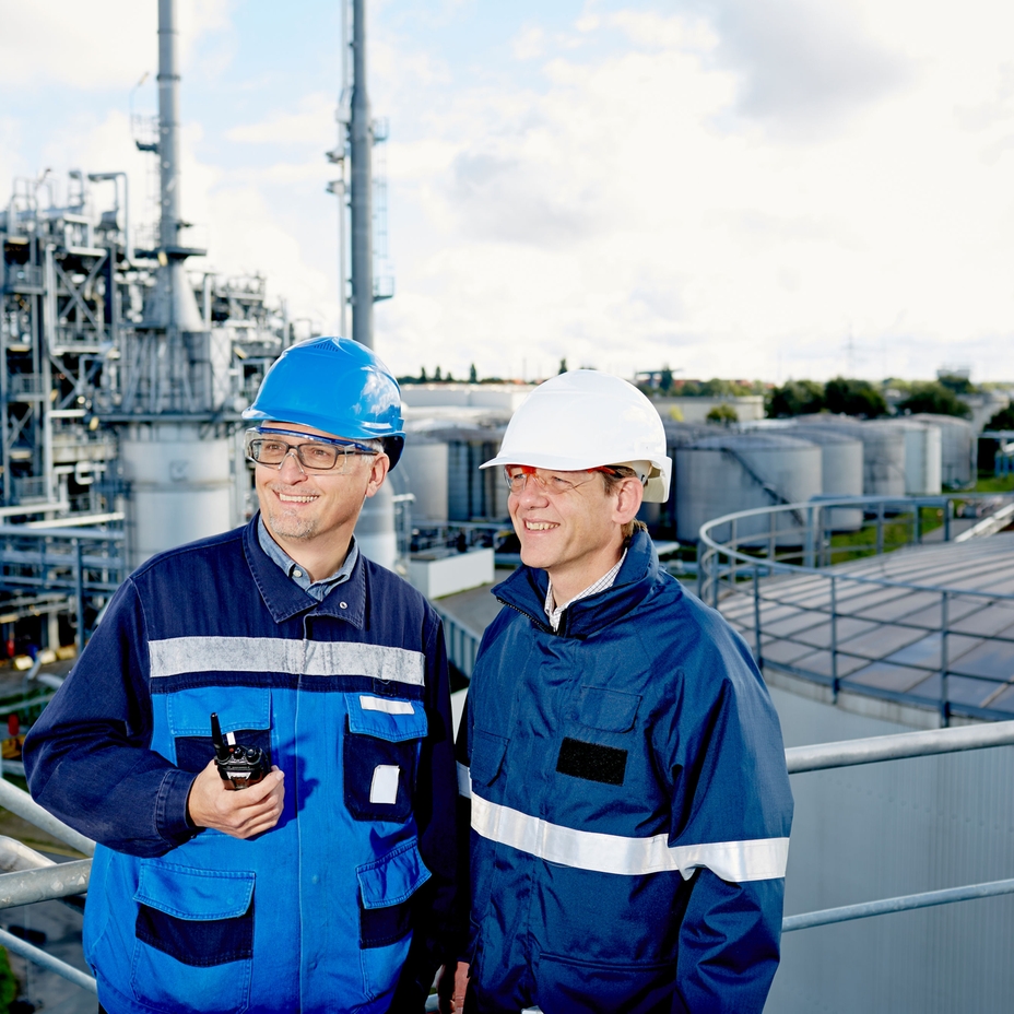 Kundenbesuch von Endress+Hauser in einer Raffinerie