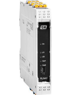 RLN42 2-channel NAMUR isolating amplifier with universal power supply and relay signal output