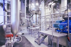 Ansicht biopharmazeutische Produktion