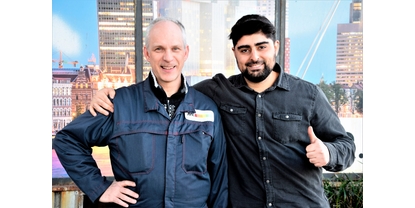 Richard Kooijmans und Hadji Cifci von AVR Waste in Rotterdam