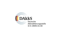 Logo der DAkkS Deutschen Akkreditierungsstelle