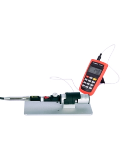 Temperatursensor, Flow Bench und einer Kalibrierzelle im Kit für Raman-Spektroskopie in downstream Life Sciences