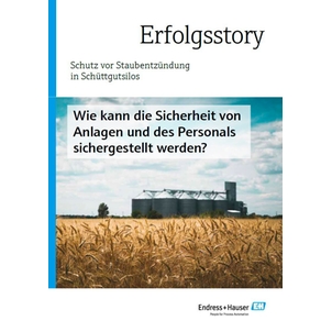 Erfolgsstory - Staubexplosionen in Lagertanks und Silos verhindern