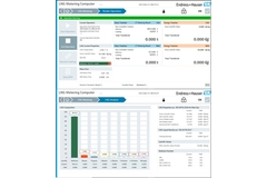 Schaubild Anzeige - LNG Metering Computer